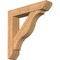 Ekena Millwork Funston Slat Smooth Bracket w/ Offset Brace, Western Red Cedar, 7 1/2"W x 38"D x 38"H BKT0806X38X38FST06SWR - alternate 1